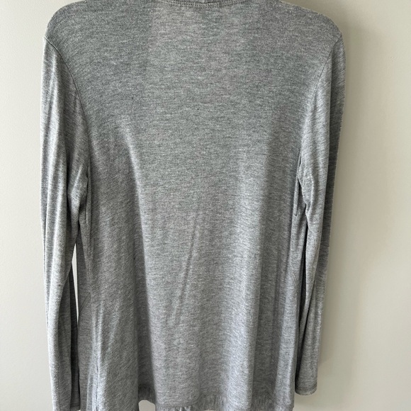Bobeau Light Gray Cardigan size small - Picture 4 of 5